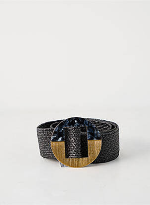 Curea efect material satinat negru ESPRIT femeie
