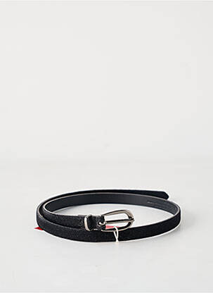 Curea efect material satinat negru ESPRIT femeie