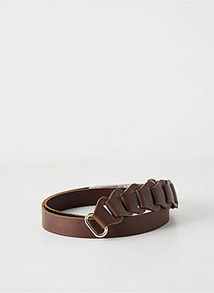 Curea efect material satinat maro ESPRIT femeie