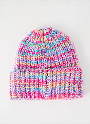 Căciulă tricot gros roz EDC femeie