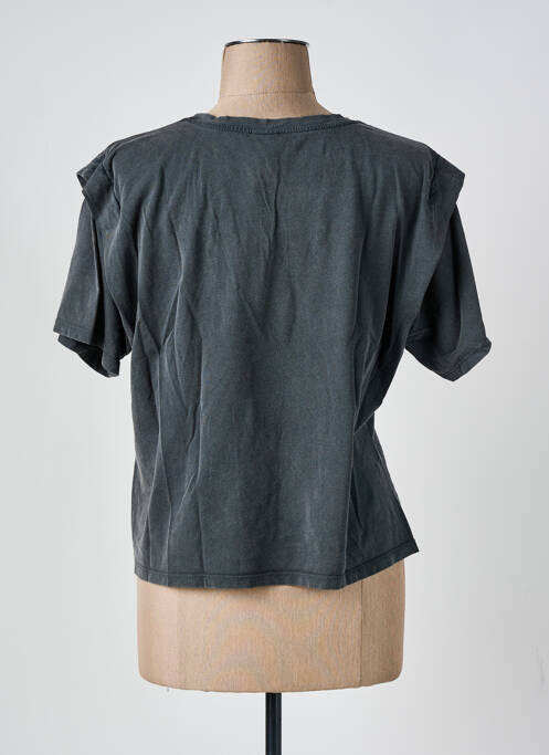 Tricou gri PIECES femeie