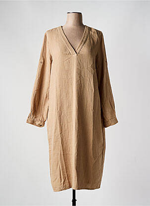 Rochie midi bej VILA femeie