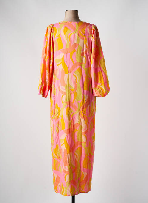 Rochie lungă portocaliu GRACE & MILA femeie