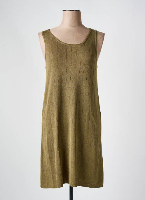 Rochie midi verde PIECES femeie