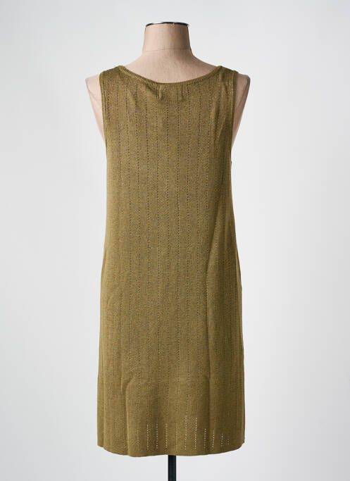 Rochie midi verde PIECES femeie