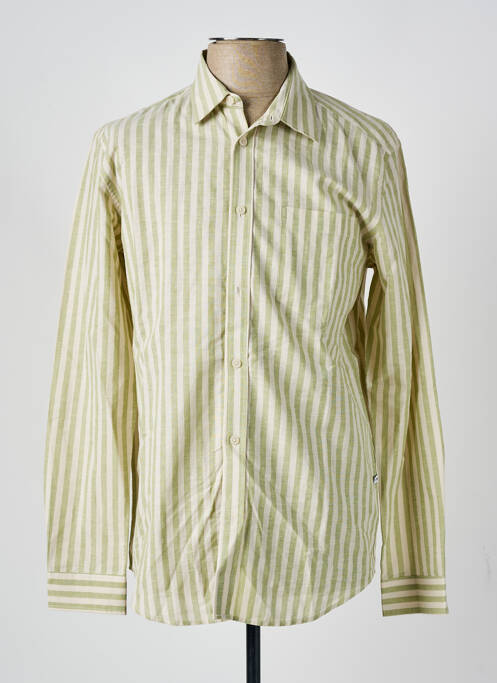 Cămașă cu mâneci lungi verde MINIMUM bărbat