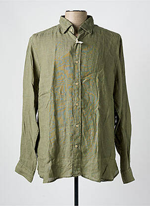 Cămașă cu mâneci lungi verde FIL NOIR bărbat