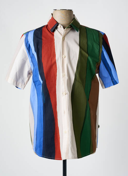 Cămașă cu mâneci scurte verde THINKING MU bărbat