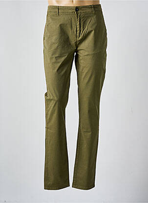 Pantalon chino țesătură poplin mărime normală verde DSTREZZED bărbat