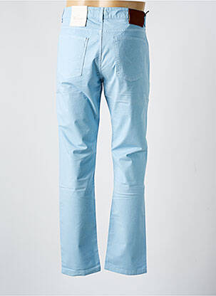 Pantalon slim țesătură poplin mărime normală albastru MCLASSICS bărbat