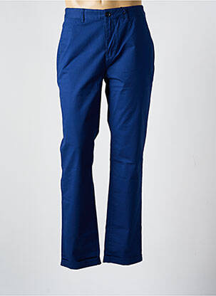 Pantalon chino țesătură poplin mărime normală albastru SCOTCH & SODA bărbat