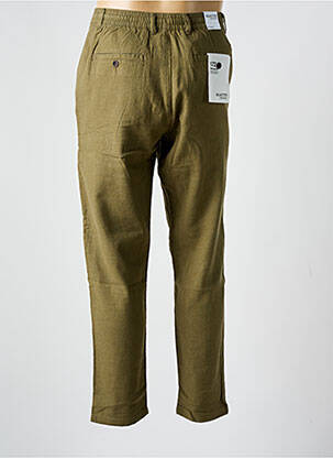 Pantalon chino buzunare mărime normală verde SELECTED bărbat