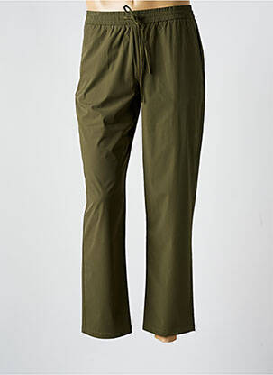 Pantalon chino țesătură poplin mărime normală verde HERO SEVEN bărbat