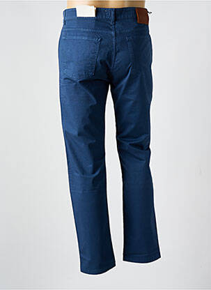 Pantalon slim țesătură poplin mărime normală albastru MCLASSICS bărbat