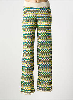 Pantalon drept verde VILA femeie