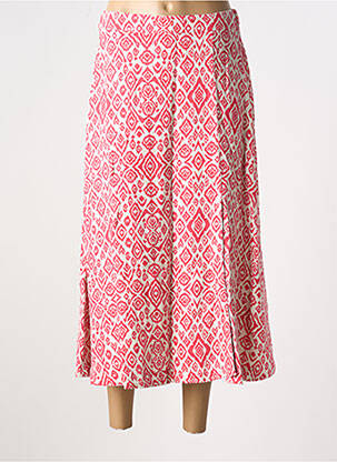 Fustă lungă roz ICHI femeie