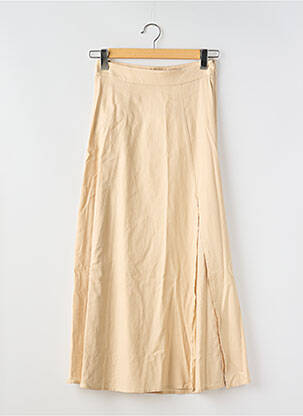 Fustă lungă bej THINKING MU femeie