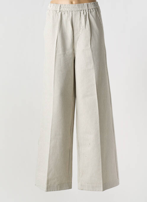 Pantalon larg gri GRACE & MILA femeie