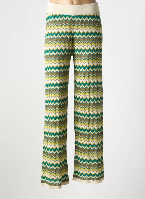 Pantalon drept verde VILA femeie