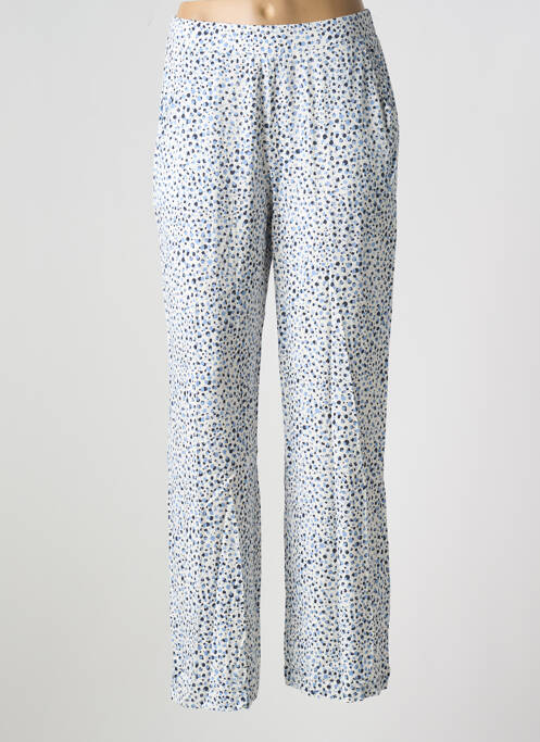 Pantalon drept albastru ICHI femeie