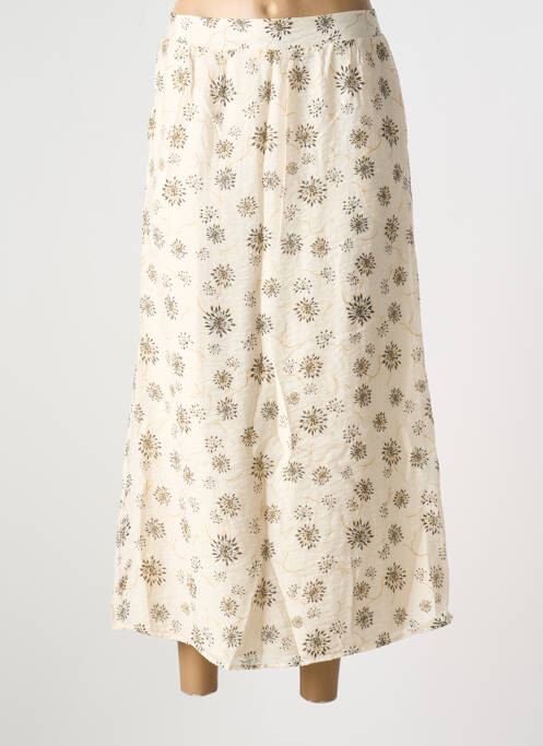 Fustă lungă bej VILA femeie