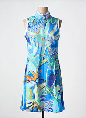 Rochie midi albastru DOLCEZZA femeie