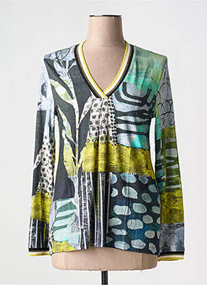 Tricou mâneci lungi mâneci lungi verde DOLCEZZA femeie