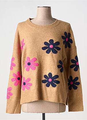 Pulover bej LEO & UGO femeie