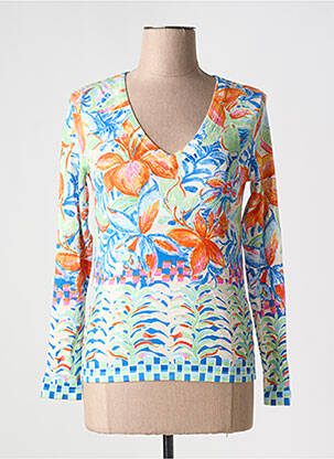 Pulover albastru LEO & UGO femeie