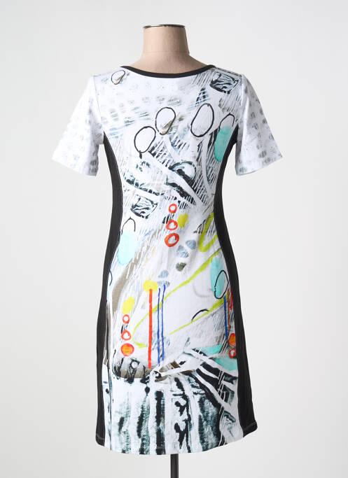 Rochie midi alb DOLCEZZA femeie