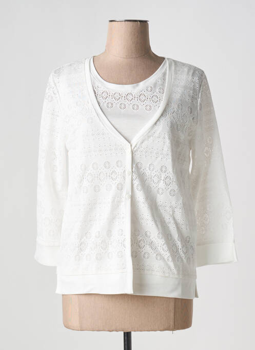 Twin-set alb LEO & UGO femeie