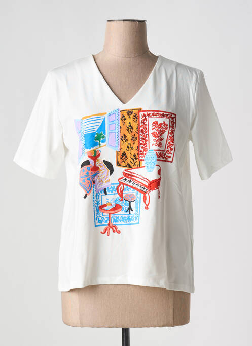 Tricou alb LEO & UGO femeie