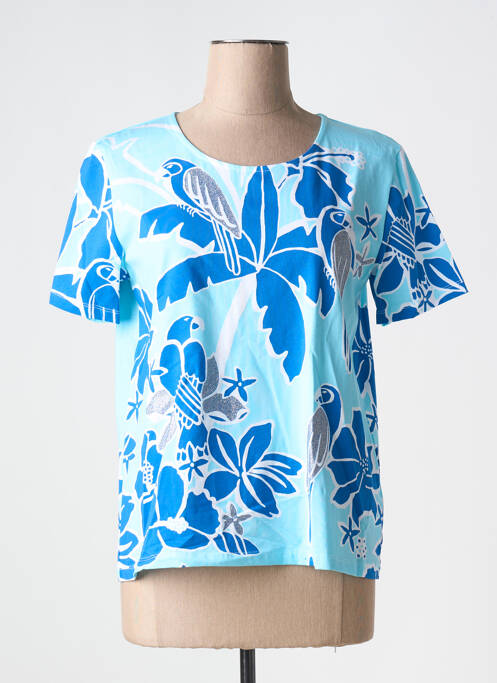 Tricou albastru LEO & UGO femeie