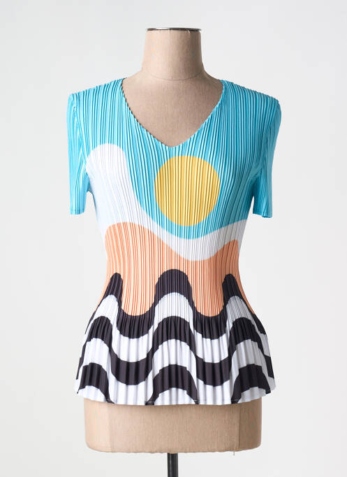 Tricou albastru LEO & UGO femeie