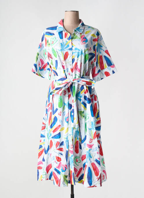 Rochie midi alb DOLCEZZA femeie