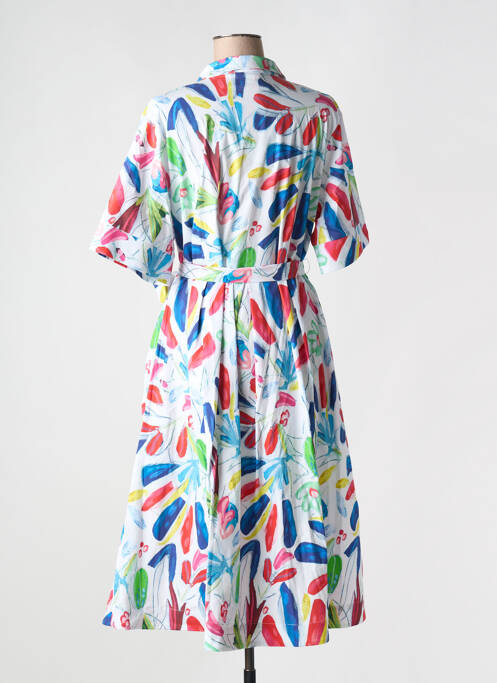 Rochie midi alb DOLCEZZA femeie