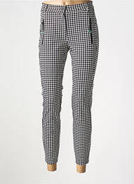 Pantalon 7/8 talie înaltă talie înaltă negru TUZZI femme