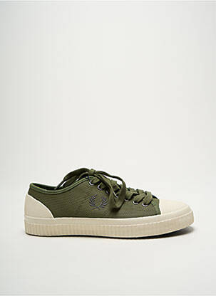 Adidași vârf rotund vârf rotund verde FRED PERRY bărbat