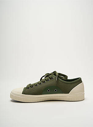 Adidași vârf rotund vârf rotund verde FRED PERRY bărbat
