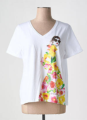 Tricou alb LEO & UGO femeie