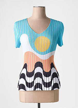 Tricou albastru LEO & UGO femeie