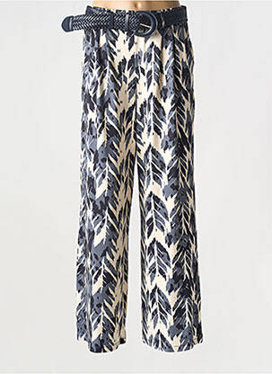 Pantalon drept albastru K-DESIGN femeie