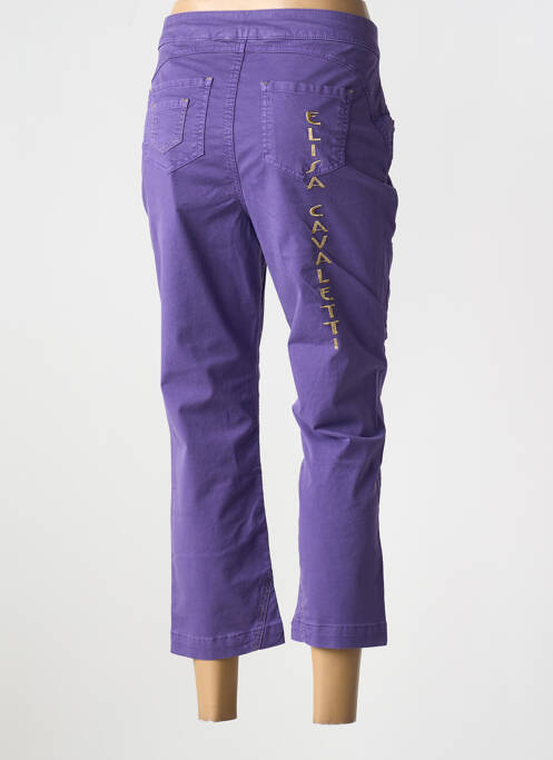 Pantalon 7/8 violet ELISA CAVALETTI femeie