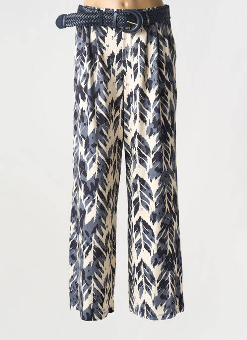 Pantalon drept albastru K-DESIGN femeie