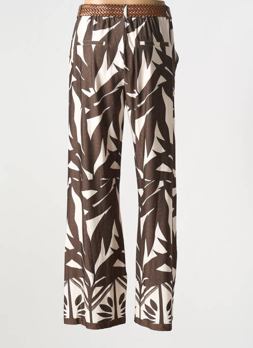 Pantalon drept maro K-DESIGN femeie