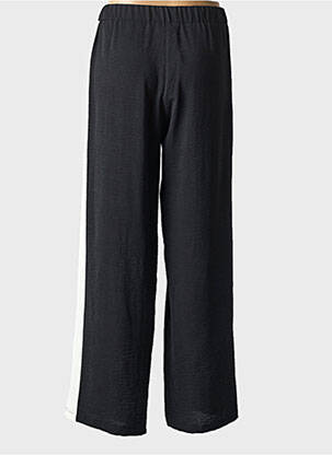 Pantalon drept țesătură crep mărime normală negru REVER MILE femeie