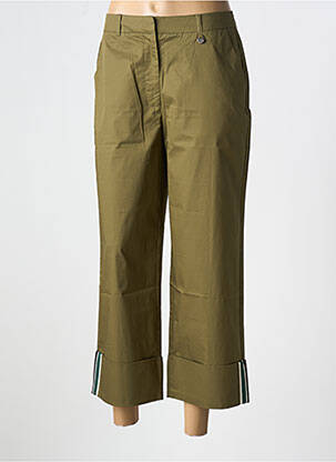 Pantalon 7/8 țesătură poplin mărime normală verde LOLA CASADEMUNT femeie