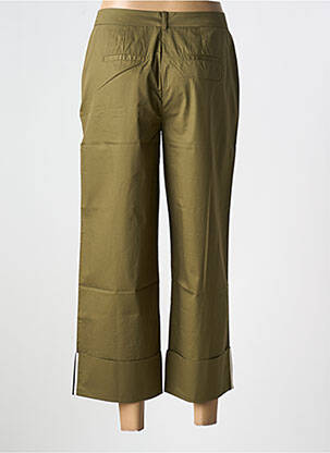 Pantalon 7/8 țesătură poplin mărime normală verde LOLA CASADEMUNT femeie