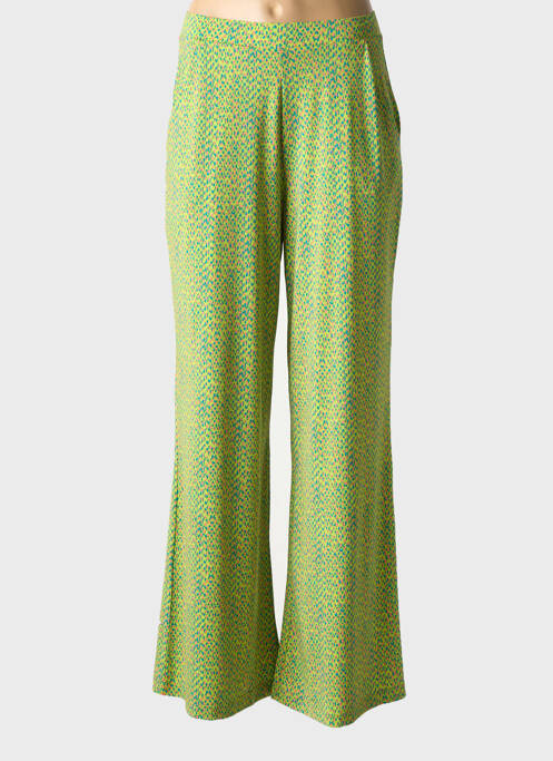 Pantalon larg verde SURKANA femeie