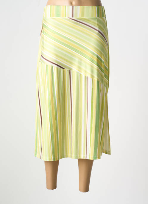 Fustă midi galben SCORZZO femeie